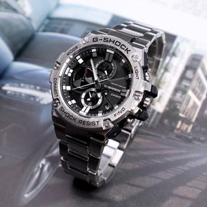 지샥 GST-B100D-1A 지스틸 블루투스 터프솔라 풀메탈 남자 메탈