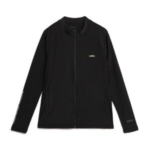 내셔널지오그래픽 N242MRG700 남성 집업 래쉬가드 BLACK