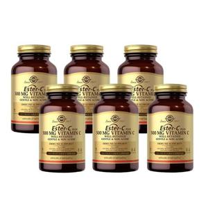 6개X  솔가  에스터  C  플러스  비타민  C  500mg  100캡슐