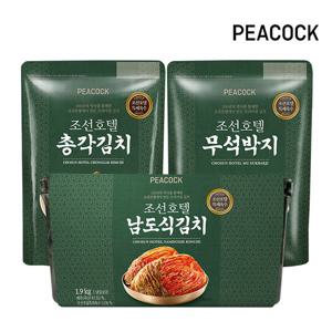 피코크 조선호텔 총각 1kg+남도식김치 1.9kg + 무 1kg