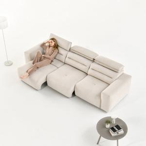 키네틱 모션 슬라이드 확장형 4인용 소파 패브릭쇼파 [AKP67]