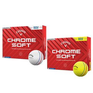 캘러웨이 2024 크롬소프트 트리플트랙 3피스 골프공 12구