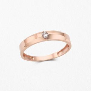 [GB] 포인트 스톤 여성 14k GOLD 커플링 LRW19075G