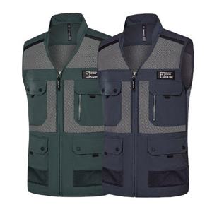 [콜핑]LD18 남자 여름 멀티포켓 메쉬 등산조끼 스노엘KTV7141M