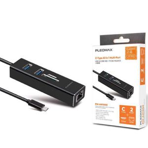 USB 3.0 2포트 멀티포트 허브 카드리더기 PM-AH1000