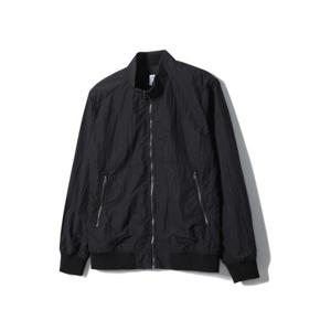 [노티그] (OKG1JPJF102K1) 하이넥 나일론 바람막이 점퍼 블랙