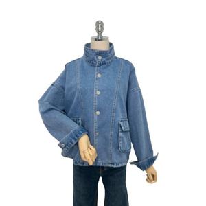 [포커스]포켓 하이넥 데님점퍼_FS4A7JP0051