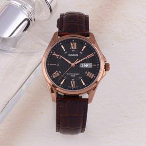 카시오 MTP-1384L-1A 정장 남자가죽시계 a