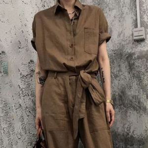 반팔 점프수트 DJJ9905 상하세트