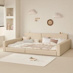 도담 뉴 LED 헤드 가드형 저상형 패밀리침대 SS+Q_독립베이직