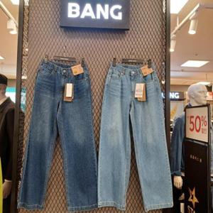 뱅뱅 HC03 봄여자루즈핏스판청바지 NQK163