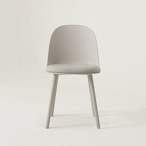 루나 플라스틱 식탁 업소용 인테리어 카페 네일샵 의자 그레이