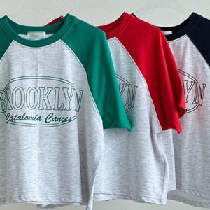 빅사이즈미시옷 307P646S 빅사이즈 반팔티 나그랑 브루클린 의류