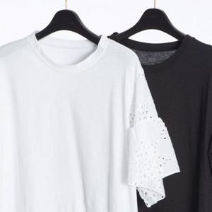 빅사이즈미시옷 펀칭 여성큰옷 반팔티 306E480S 빅사