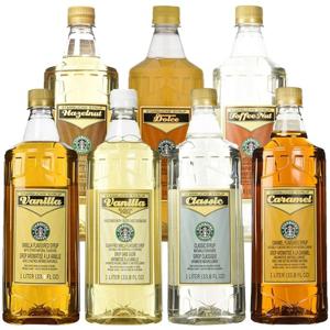 스타벅스  북미판  시럽  7종  대용량  1L