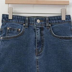 빅사이즈미시옷 데님스커트 컷팅 306K215S 웨이브 빅사이즈