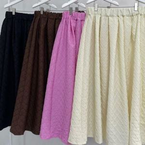 빅사이즈미시옷 다이아 플레어 307O460S 밴딩 빅사이즈 스커트