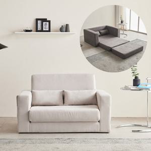 마리메종 달리 FPL가죽 접이식 2인 소파베드 생활방수_착불