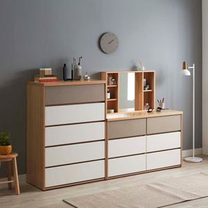 마리메종 뮤즈 서랍장세트 830 5단+1200 3단+수납거울_착불