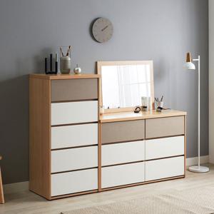 마리메종 뮤즈 서랍장 세트(600 5단+1200 3단+거울)_착불