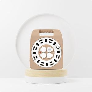 러그박스 전기릴선 20M 1.5SQ캡형 USB 2포트 크림브라운