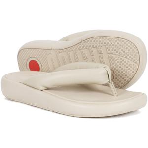 핏플랍 아이쿠션 패디드 레더 크림 여성 플립플랍 (HF5-A20)