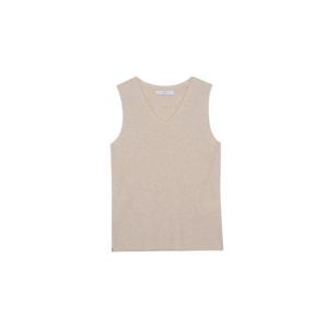 [UNIT]린넨 혼방 브이넥 슬리브리스 탑 [UFI2-KSN241N]