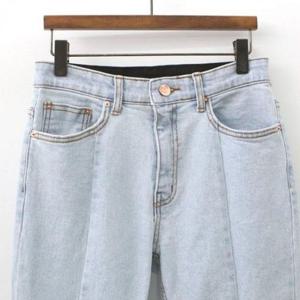 빅사이즈미시옷 절개 부츠컷 앞트임 305G982S 빅사이즈 데님