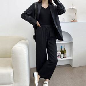 정장세트 블랙FREE 자켓긴바지세트 N24615