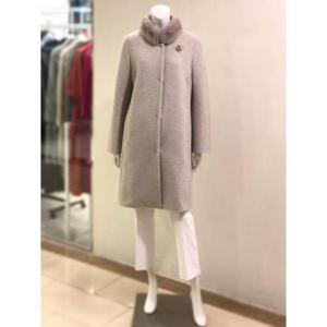 벨리시앙 세이브존01 밍크 칼라 울  롱코트 LC3402