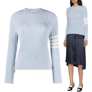 톰브라운 사선 완장 여성 울 니트 FKA445A Y1024 480