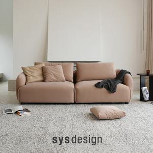 [행사카드7%할인][시스디자인] 에이블 기능성 패브릭 3.5인 모듈 소파