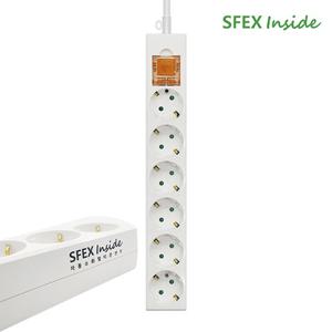 스펙스 자동소화 멀티탭 메인스위치 6구 10m