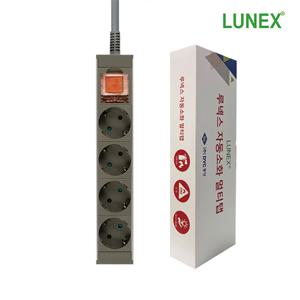 루넥스 자동소화 AL 멀티탭 메인스위치 4구 5m