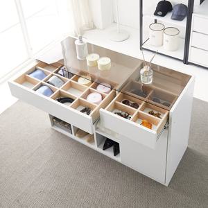 템스 1200 선반형 드레스룸 아일랜드 서랍장