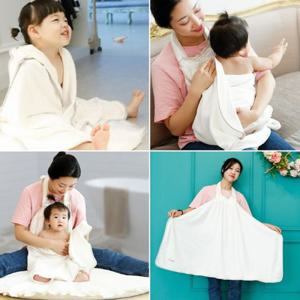 베이비꼬 앞치마형 아기 목욕타월 보드레