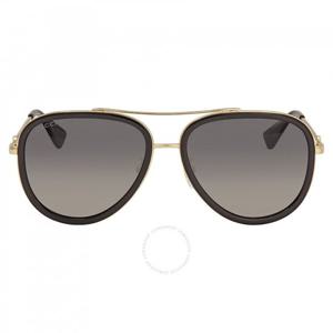 구찌 편광 그레이 그라디언트 파일럿 여성용 선글라스 GG0062S 011 57