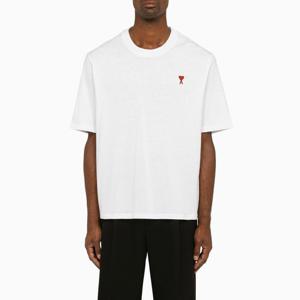 [AMI] 남성 하트로고 박시핏 반팔 티셔츠 BFUTS005 726 100