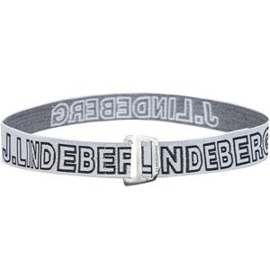 제이린드버그 남성 레논 웨빙로고 벨트 화이트 (GMAC09741-0000)