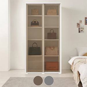 슬라이딩원 클리어 화이트 E0 옷장 1000