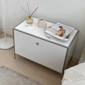 나무뜰 비아3 E0등급 모듈 미드센츄리UV 600 협탁수납장 RAC517C (착불)