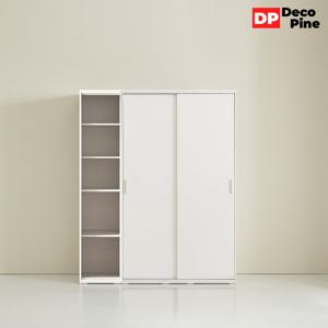 데코파인 디나 슬라이딩 옷장 1600 A세트 슬라이드 행거형 선반
