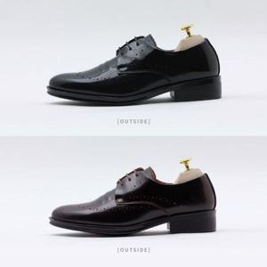 면접화 T83 펀칭폴드장식 기본 남성정장구두 소가죽 면접구두