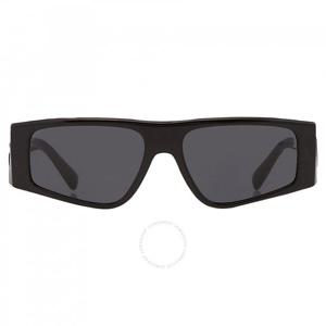 돌체앤가바나 다크 그레이 렉탱귤러 남성용 선글라스 DG4453 501/87 55