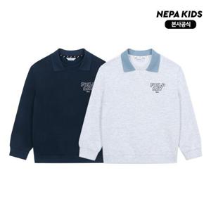 [네파키즈/택가75,000] KKE5305 어드벤쳐 카라 맨투맨 본사직영