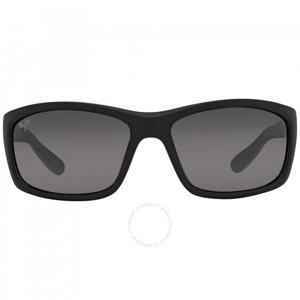 마우이 짐 카나이오 코스트 뉴트럴 그레이 직사각형 남성용 선글라스 766-02MD 61