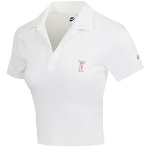 [정품] 나이키 W 스포츠웨어 니케 반크롭 폴로 (HJ6852-100)