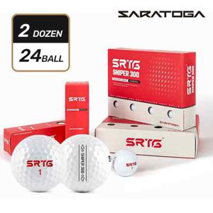 [2더즌1세트] SRTG SNIPER 300 고반발 3-PIECE 골프볼 2더즌 (24