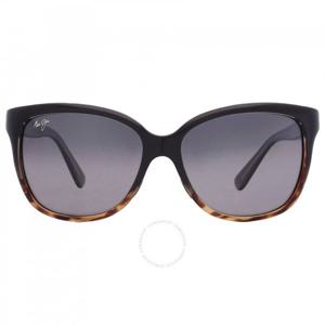 마우이 짐 스타피쉬 뉴트럴 그레이 캣아이 여성용 선글라스 GS744-02T 56