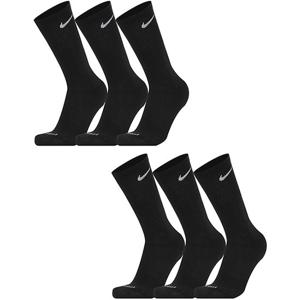 나이키 에브리데이 플러스 쿠션 크루 삭스 6팩 (SX6897-010)